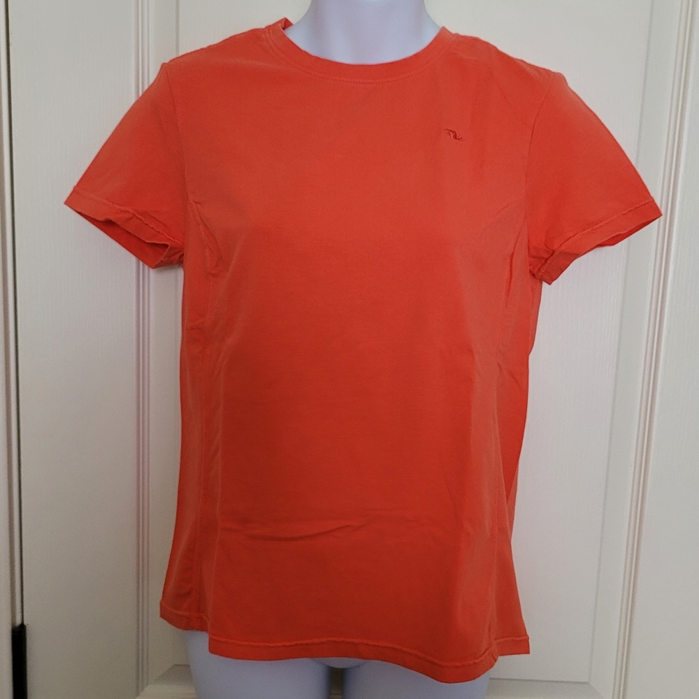 💰 (3 For $15) Athletic Works Melon Orange Short Sleeve Top, Sz M, EUC